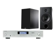 Zestawy stereo - Rotel A11 Tribute (srebrny) + Tesi 3 (czarny) - miniaturka - grafika 1