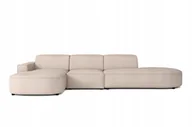 Narożniki - Sofa modułowa w kształcie L California narożnik Cruse beżowy lewy 4os. - miniaturka - grafika 1
