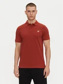 Koszulki męskie - Timberland Polo TB0A6VDP Czerwony Regular Fit - miniaturka - grafika 1