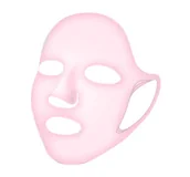Maseczki do twarzy - DENI CARTE SILIKONOWA MASECZKA POPRAWIAJĄCA WCHŁANIANIE KOSMETYKÓW RÓŻOWA - miniaturka - grafika 1