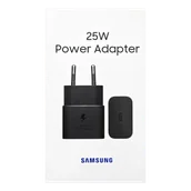 Ładowarki do telefonów - Ładowarka Samsung 25W EP-T2510 Super Fast Charging Czarna Tylko oryginalne akcesoria! Faktura VAT 23% na każde zamówienie - miniaturka - grafika 1