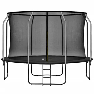 Trampolina ogrodowa z siatką wewnętrzną i ringiem 12 FT 365-374 cm, dla dzieci - Trampoliny - miniaturka - grafika 1