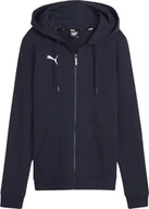 Bluzy damskie - Bluza damska Puma Team Goal Casuals Hooded granatowa 658597 06 L - miniaturka - grafika 1