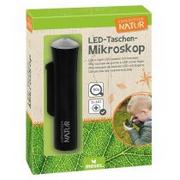 Mikroskopy i lupy - Moses . Verlag GmbH 9788 ultralekki mikroskop kieszonkowy LED, czarny - miniaturka - grafika 1