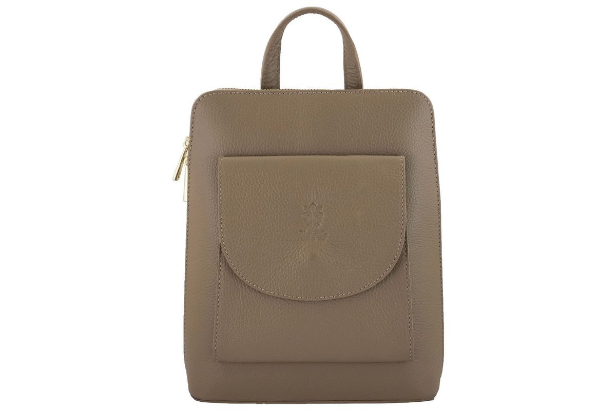 Barberini's, Plecak / listonoszka damska 2w1, Casual, beżowa