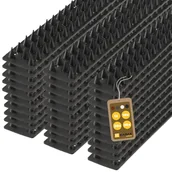 Zwalczanie i odstraszanie szkodników - Plastikowe kolce Tosta przeciw ptakom 4,5 x 50 cm czarne 30 szt. - miniaturka - grafika 1