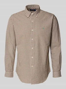 Koszula casualowa o kroju custom fit z kołnierzykiem typu button down - Koszule męskie Koszula casualowa o kroju custom fit z kołnierzykiem typu button down - Koszule męskie - miniaturka - grafika 1