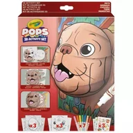 Zabawki kreatywne - Crayola POPs: kolorowanki 3D - zwierzęta - miniaturka - grafika 1