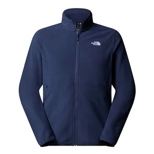 Bluza męska The North Face Glacier Full-Zip Fleece 0A8D0R8K21 - granatowa - Bluzy męskie - miniaturka - grafika 1