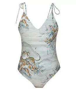 Hurley Hurley Damski strój kąpielowy W Tiger One Piece One Piece Midnight Turq m CK6586 - Stroje kąpielowe - miniaturka - grafika 1