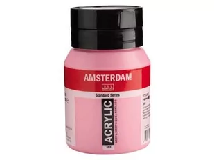 Talens Amsterdam, farba akrylowa, 500 ml, Róż chinakrydonowy, jasny - Przybory szkolne - miniaturka - grafika 2