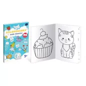 Kolorowanki, wyklejanki - Kolorowanka A4/96K Duże obrazki - miniaturka - grafika 1