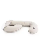 Poduszki do karmienia - Poofi Pokrowiec na poduszkę ciążową organic Latte - miniaturka - grafika 1