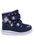 Kozaki damskie - Richter Shoes Kozaki zimowe "Snow" w kolorze granatowym - miniaturka - grafika 1