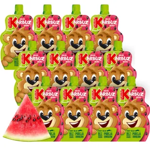 Kubuś Mus 100 % jabłko arbuz aronia 100 g x 12 sztuk - Koncentraty warzywne, przeciery - miniaturka - grafika 1