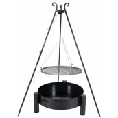 Ruszty - Farmcook Grill ogrodowy wahadłowy na trójnogu Pan 33 60cm - miniaturka - grafika 1