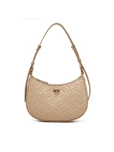 PINKO Torebka Half Moon Mini Fl PE 25 PLTT 102790 A1YB Beżowy - Torebki damskie - miniaturka - grafika 1