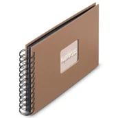 Albumy fotograficzne - Album HAMA Fine Art Czarne kartki Brązowy (50 stron) - miniaturka - grafika 1