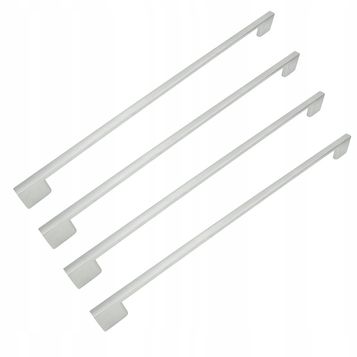 4 x Uchwyt meblowy srebrny 320 mm metalowy uchwyt do szafki mebli kuchennyc