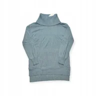 Swetry damskie - Ponczo sweter golf damski LOFT XS - miniaturka - grafika 1