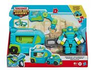 Figurki dla dzieci - Transformers samochód z przyczepą Rescue Bot Hoist - miniaturka - grafika 1
