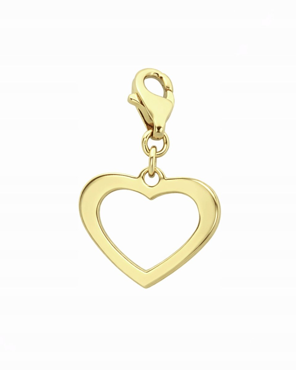 Zawieszka gładkie serce, złoto pr. 585, 14K