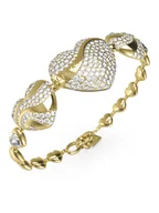 Bransoletki - Guess Bransoletka JUBB04 488JW Złoty - miniaturka - grafika 1