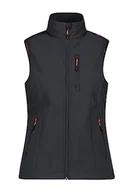 Kamizelki damskie - CMP Damska kamizelka Softshell, Antracyt i mak, 46 - miniaturka - grafika 1