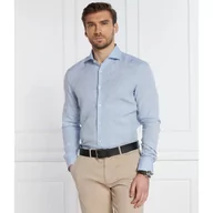 Koszule męskie - BOSS Lniana koszula H-HANK | Slim Fit - miniaturka - grafika 1