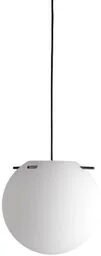 Frandsen - Koi Lampa Wisząca Ø32 Opal White/Black Frandsen - Lampy sufitowe - miniaturka - grafika 1