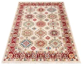 Dywany - Prostokątny kremowy dywan w geometryczny wzór R6-B43 - miniaturka - grafika 1