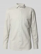 Koszule męskie - Koszula biznesowa o kroju slim fit z kołnierzykiem typu kent - miniaturka - grafika 1