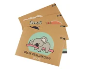Szkolne artykuły papiernicze - BENIAMIN Blok rysunkowy A4/20K biały Kraft - Beniamin - miniaturka - grafika 1
