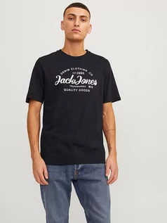 Koszulki męskie - Jack & Jones Koszulka w kolorze czarnym - grafika 1
