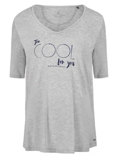 Damska bluzka ciążowa z krótkim rękawem szara Bellybutton Maternity, r.L - Bluzki damskie Damska bluzka ciążowa z krótkim rękawem szara Bellybutton Maternity, r.L - Bluzki damskie - miniaturka - grafika 1