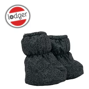 Lodger, Wodoodporne Zimowe Buciki Niechodki, Grafitowe, Taslon Pigeon - Buty dla dziewczynek - miniaturka - grafika 1