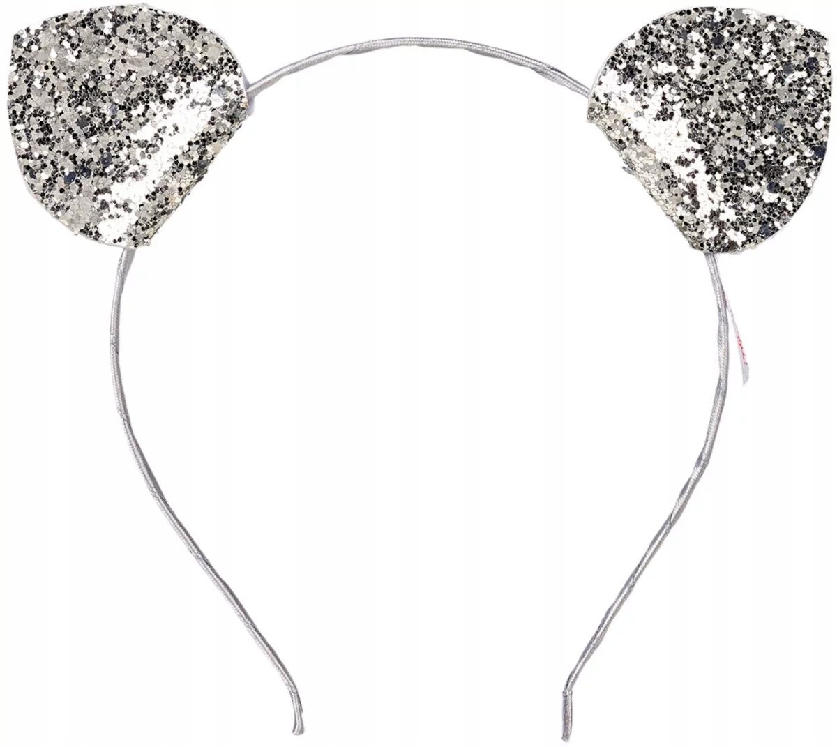 Opaska do włosów z uszami srebrna Mireille Souza!