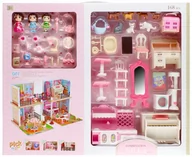 Domki dla lalek - Mega Creative, Domek do składaniam, 168 elementów, 498704 - miniaturka - grafika 1