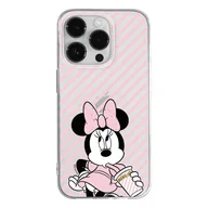 Etui i futerały do telefonów - ERT GROUP etui na telefon Apple Iphone 14 PRO MAX, case oryginalny i oficjalnie licencjonowany przez Disney, wzór Minnie 017, optymalnie dopasowane, plecki z TPU cześciowo przeźroczyste - miniaturka - grafika 1