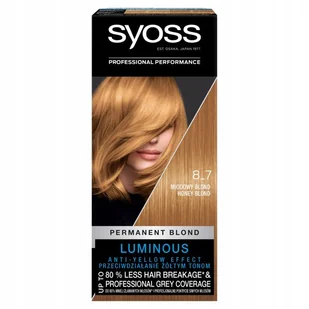 Syoss 8-7 Miodowy Blond - Farby do włosów i szampony koloryzujące - miniaturka - grafika 1