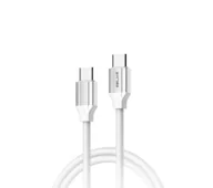 Kable USB - Beline USB-C do USB-C 65W 1m Biały - miniaturka - grafika 1