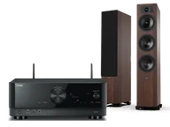 Kino domowe - Yamaha RX-V4A (czarny) + Tesi 6 (mokka) - miniaturka - grafika 1