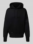 Bluzy męskie - Bluza z kapturem, obniżonymi ramionami i kieszenią kangurką - miniaturka - grafika 1