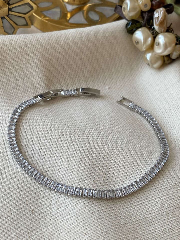 Luseera Pozłacana bransoletka z cyrkoniami