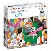 Kapitan Nauka . Puzzle obserwacyjne 104 elementy. Koty