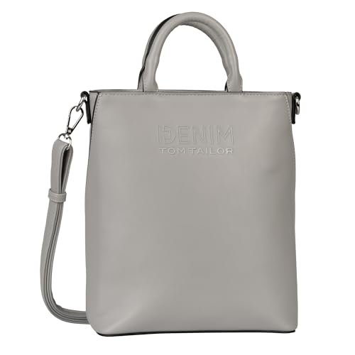 TOM TAILOR Denim bags Heidy damska torba na ramię torba na ramię zamek błyskawiczny, mała, szara, szary, moda