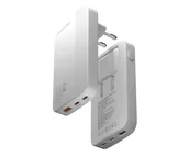 Ładowarki do telefonów - Mobile Origin 65W GaN III Slim Charger dual USB-C single USB-A white - darmowy odbiór w 22 miastach i bezpłatny zwrot Paczkomatem aż do 15 dni - miniaturka - grafika 1