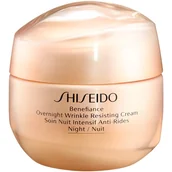 Kremy do twarzy - Shiseido Benefiance Overnight Wrinkle Resist Cream krem na noc przeciw zmarszczkom 50 ml - miniaturka - grafika 1