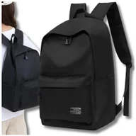 Torebki damskie - Czarny męski plecak sportowy pojemny duży torba na ramię - miniaturka - grafika 1