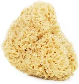 Inne akcesoria do pielęgnacji dzieci - Lullalove Honeycomb Naturalna gąbka morska do twarzy i ciała - super size XXL 13,5-16,5cm - miniaturka - grafika 1